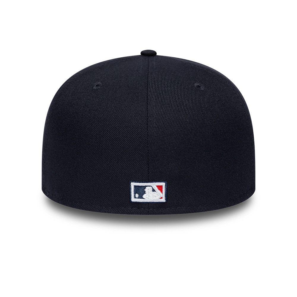 Gorra 59Fifty MLB Boston Red Sox Side Patch Azul Marino - 60870095-3