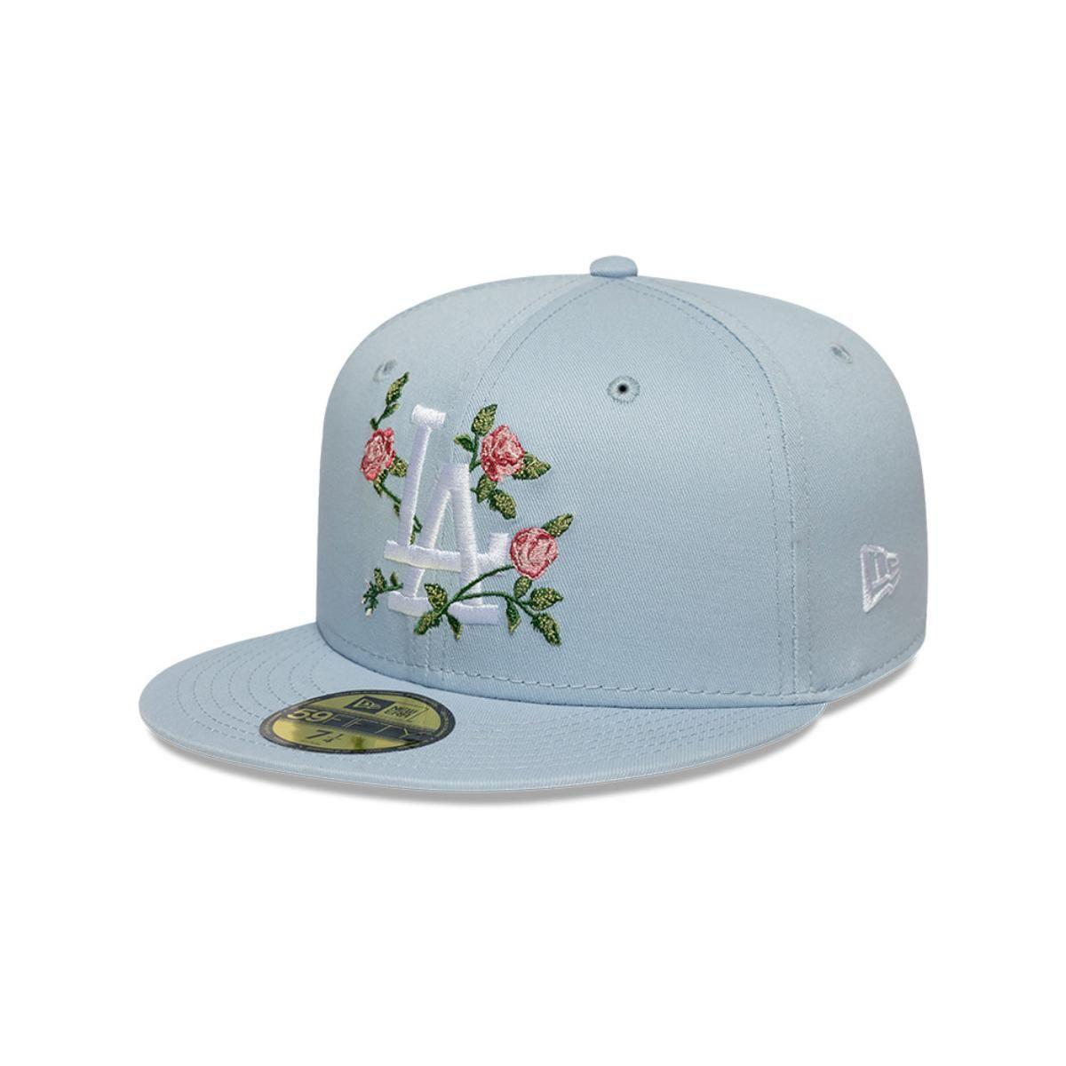 Gorra 59Fifty Los Angeles Dodgers MLB Floral Pastel Blue - 60765920-0