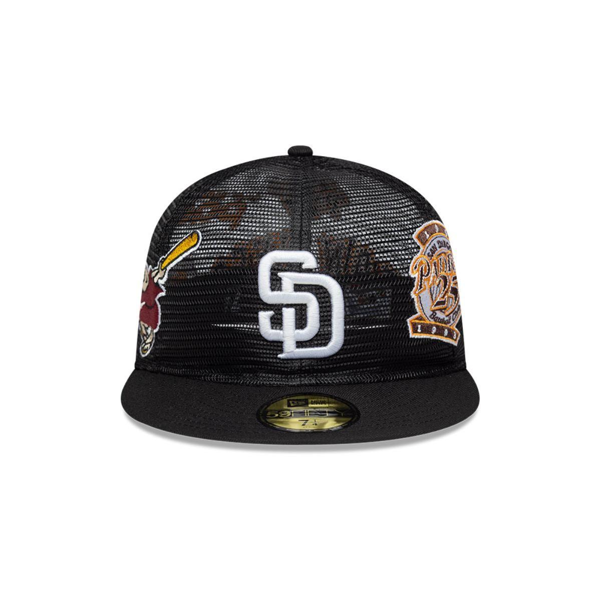 Gorra 59Fifty San Diego Padres Aop Mesh Black - 60667367-2