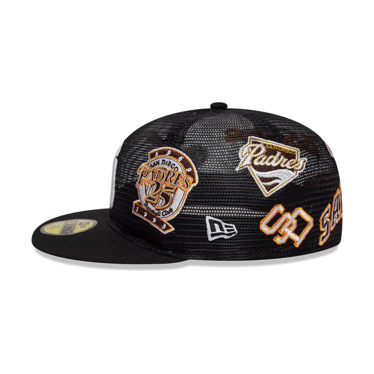 Gorra 59Fifty San Diego Padres Aop Mesh Black - 60667367-3