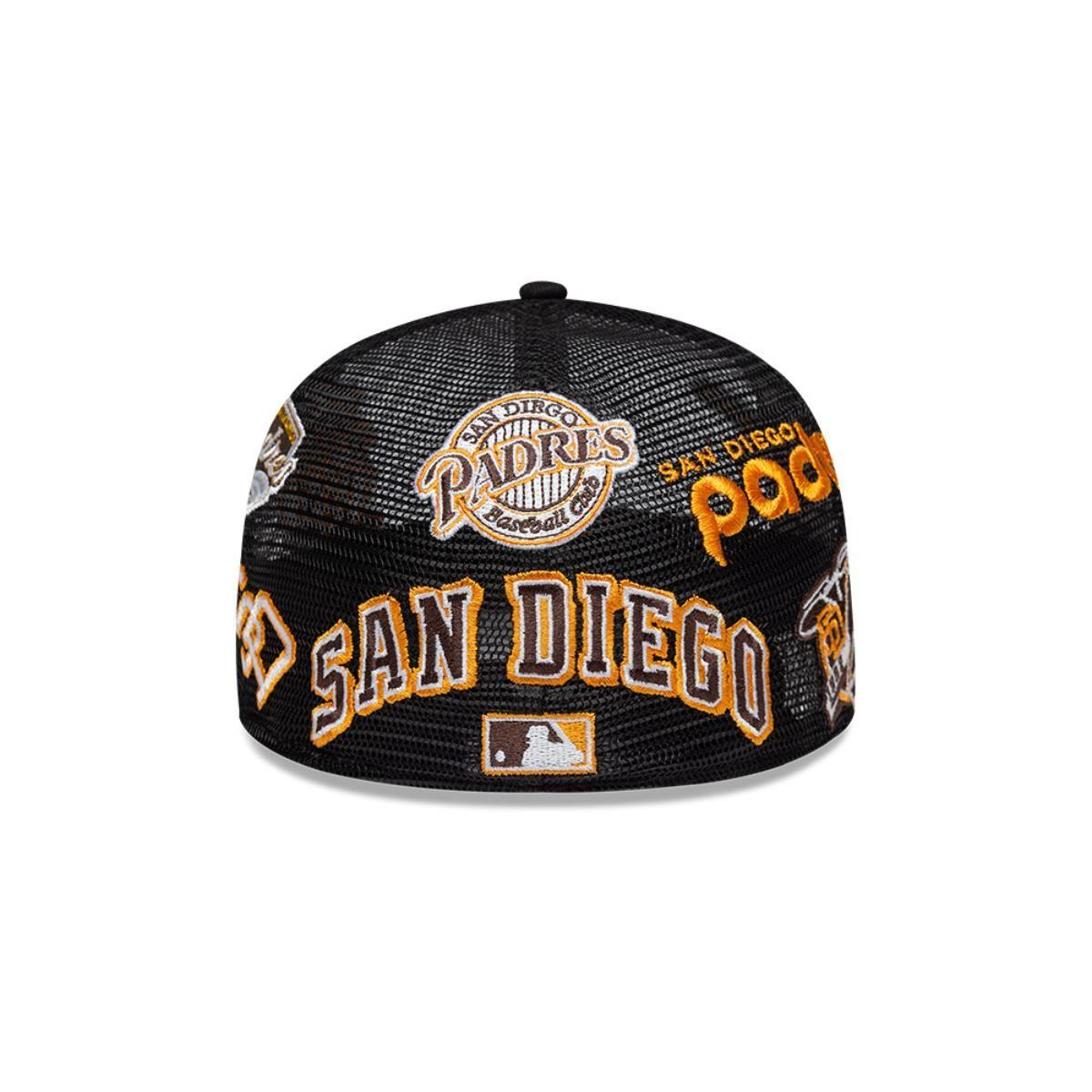 Gorra 59Fifty San Diego Padres Aop Mesh Black - 60667367-5
