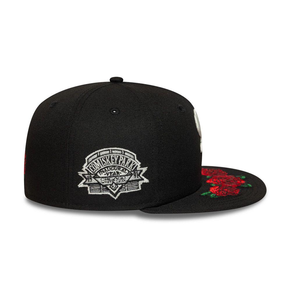 Gorra New Era 59Fifty Chicago White Sox Coops Floral Negro - 60772627-3