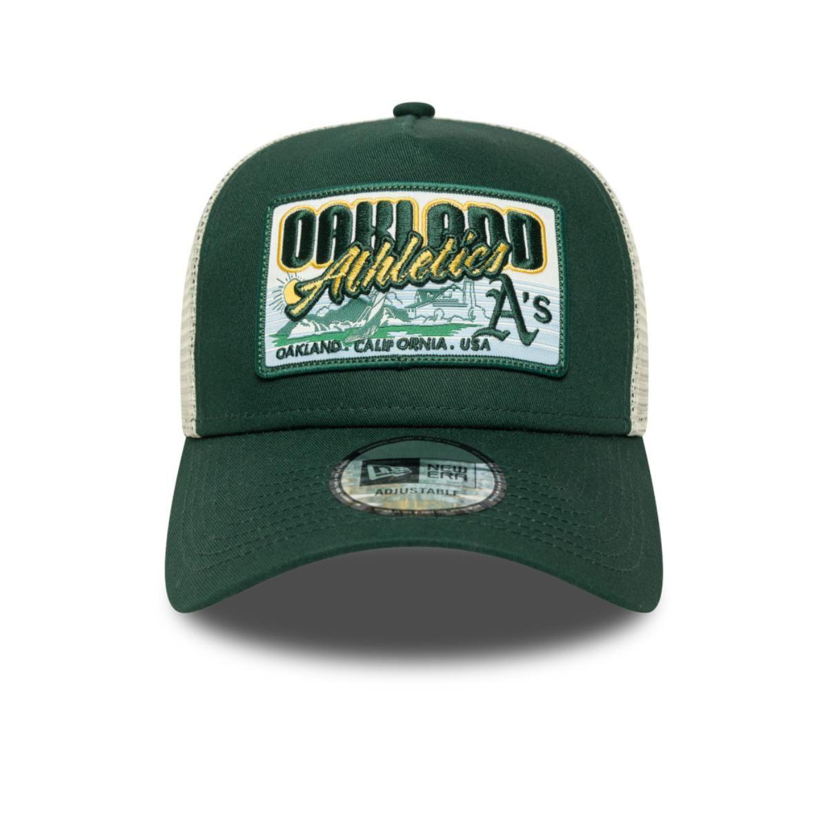 Gorra 9Forty Oakland Athletics MLB Team Patch Dark Green - 60595258-2