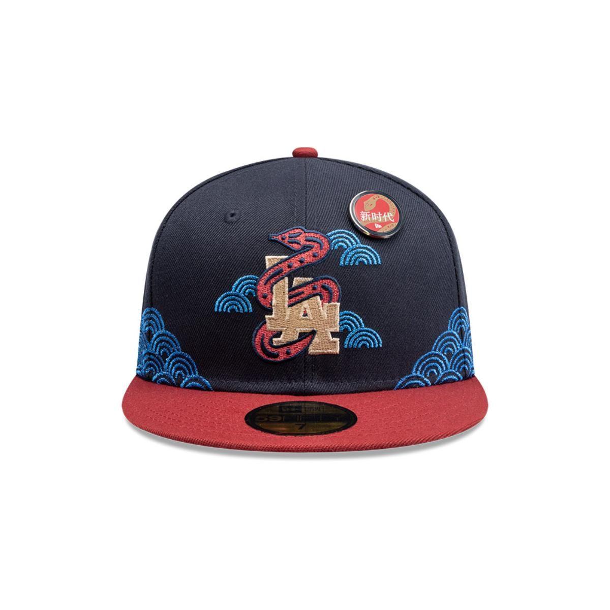 Gorra 59Fifty Los Angeles Dodgers MLB Lunar New Year Navy - 60670009-2