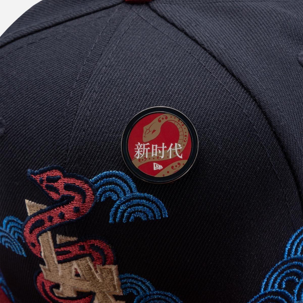 Gorra 59Fifty Los Angeles Dodgers MLB Lunar New Year Navy - 60670009-4