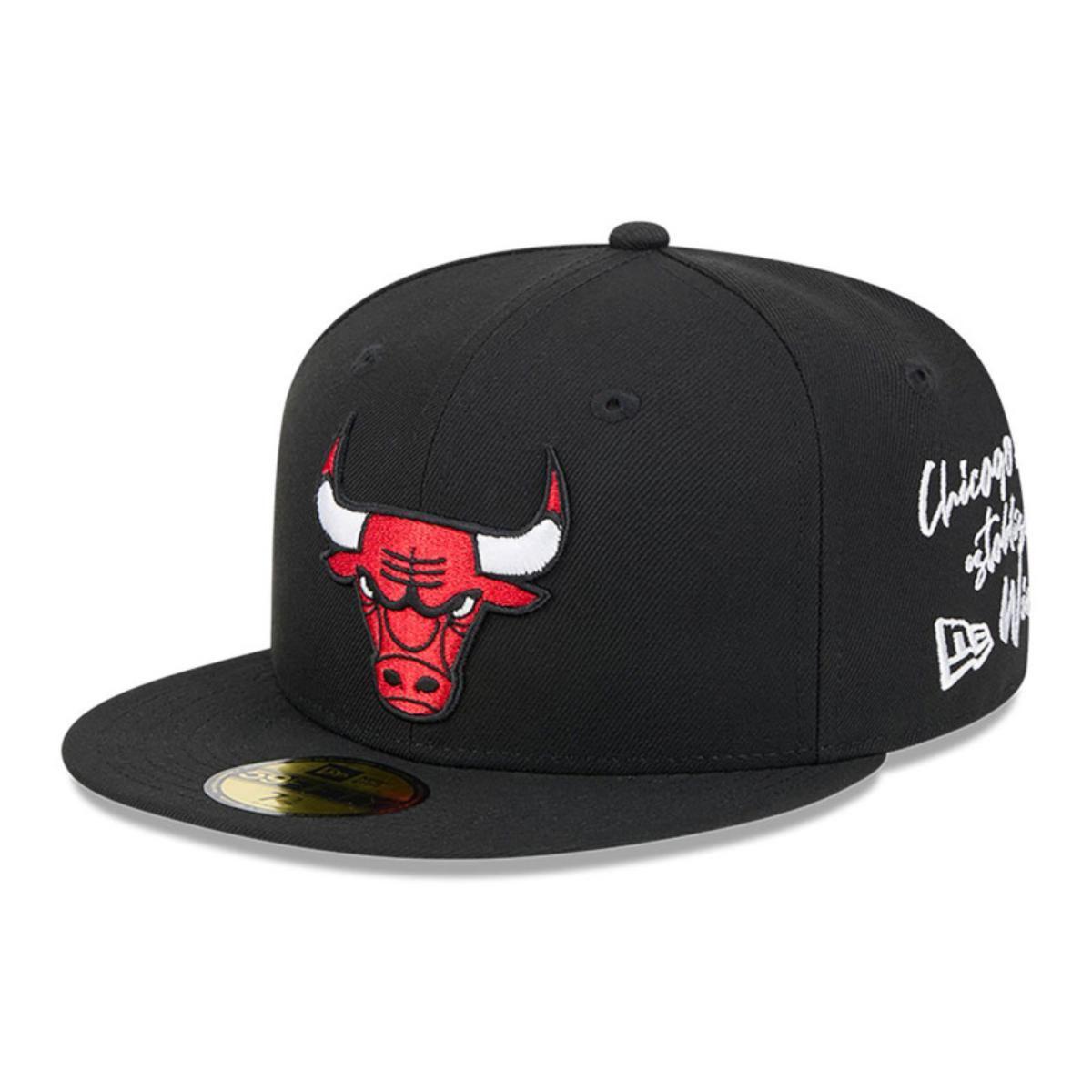 Gorra 59Fifty Chicago Bulls NBA Team Verbiage Black - 60573636-0