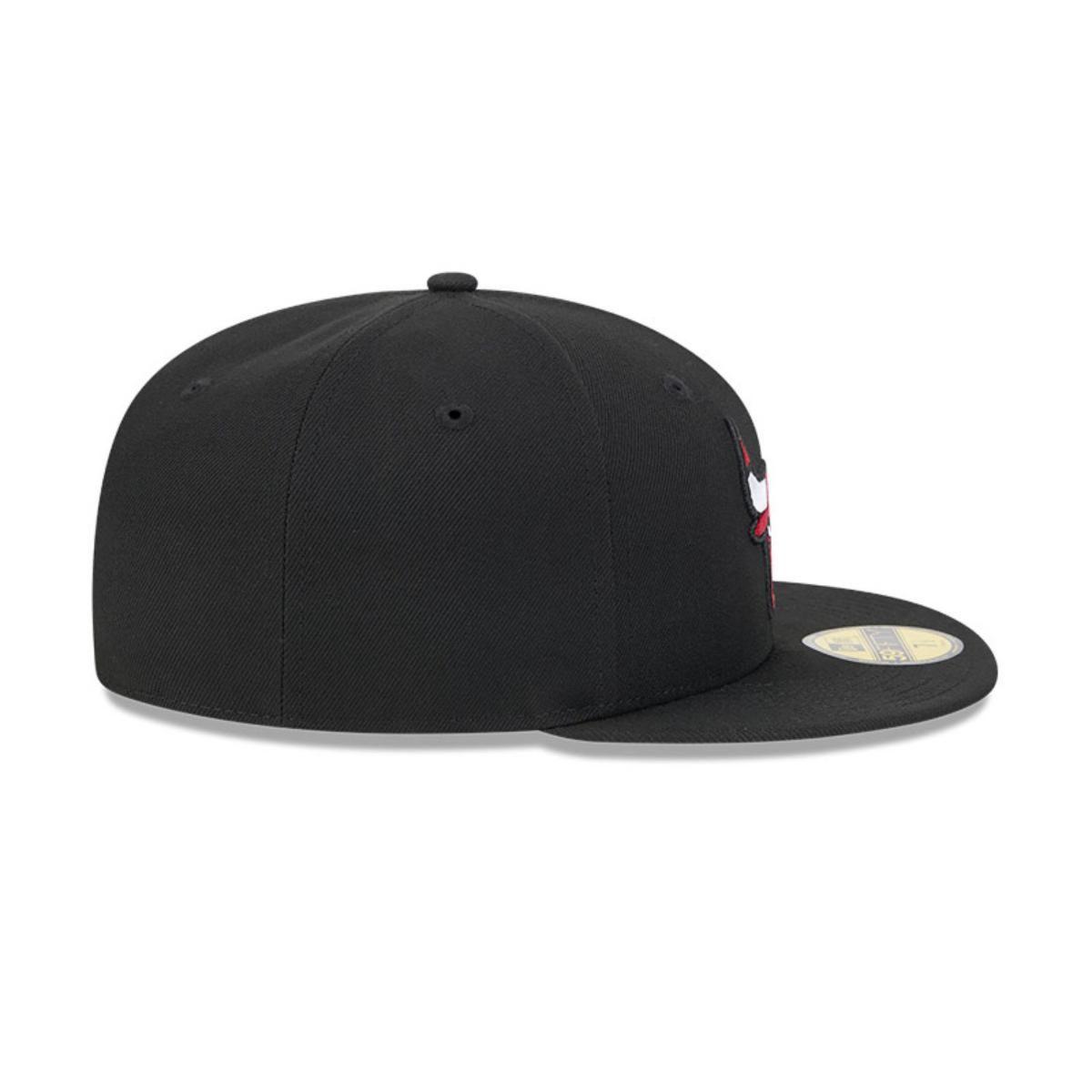 Gorra 59Fifty Chicago Bulls NBA Team Verbiage Black - 60573636-3