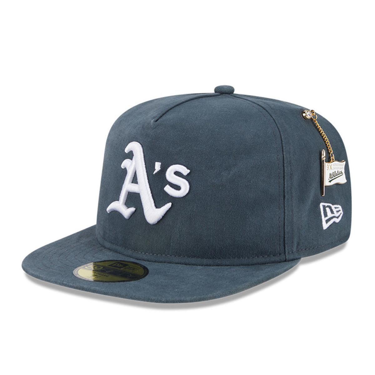 Gorra 59Fifty Oakland Athletics Championshio Side Flag Blue - 60640955-0