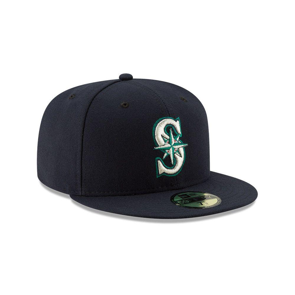 Gorra 59Fifty MLB Seattle Mariners Ac Performance Azul - 70360949-1