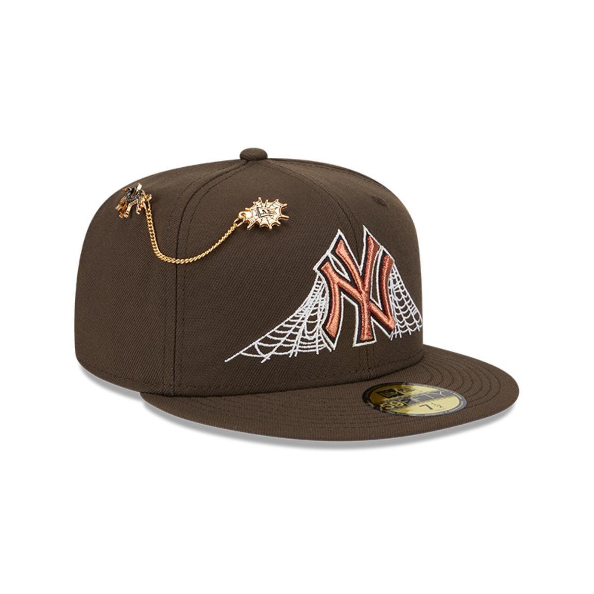 Gorra 59Fifty New York Yankees MLB Spider Pin Dark Brown - 60598079-1