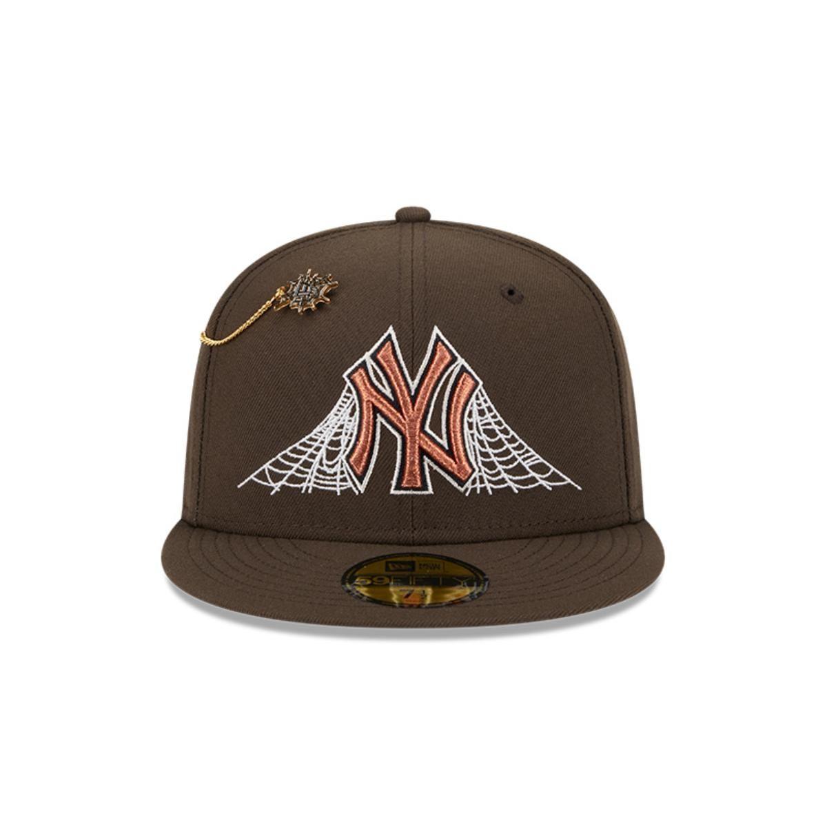 Gorra 59Fifty New York Yankees MLB Spider Pin Dark Brown - 60598079-2