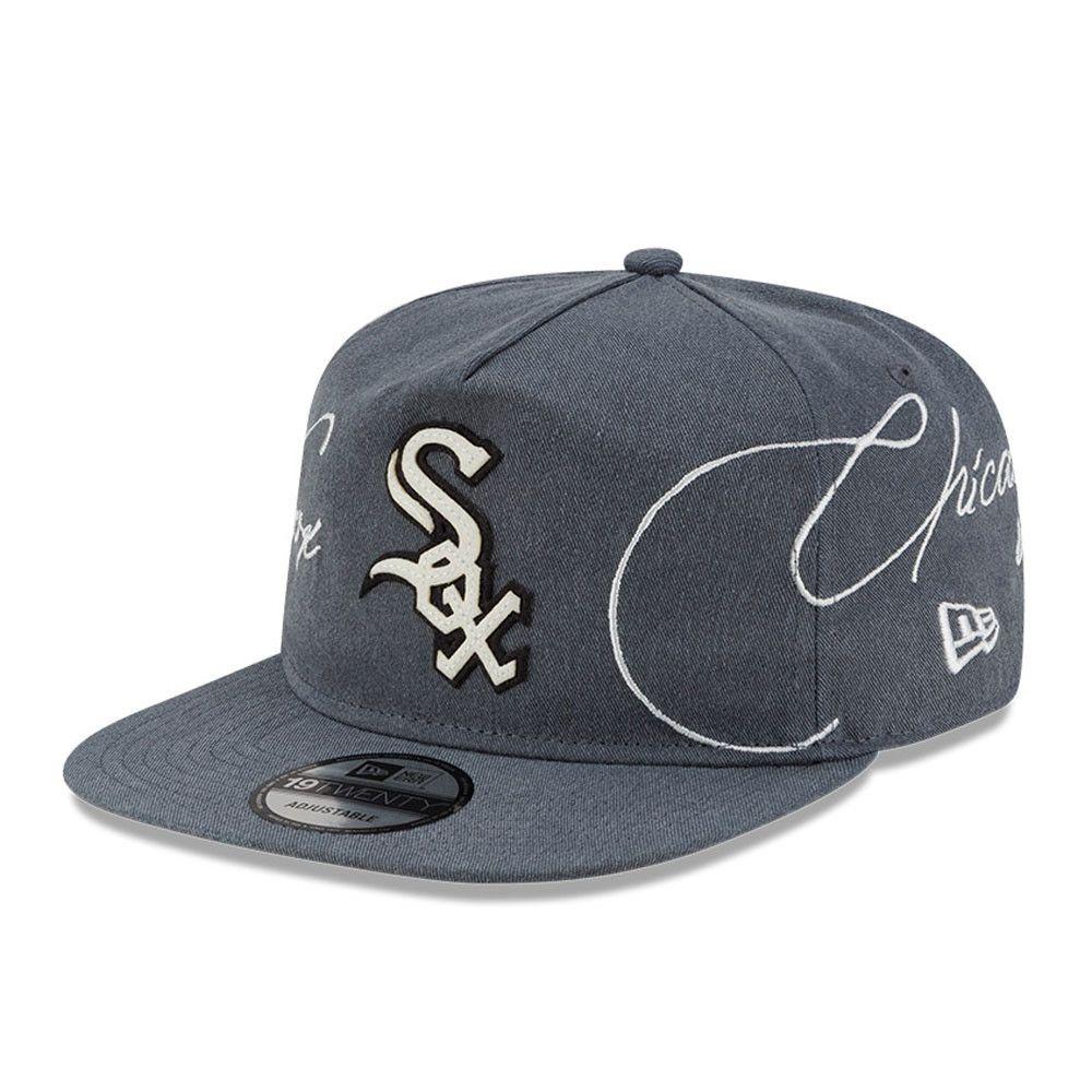 Gorra 19Twenty MLB Chi White Sox Script Wash Gris Oscuro-60855723-OSFM-2