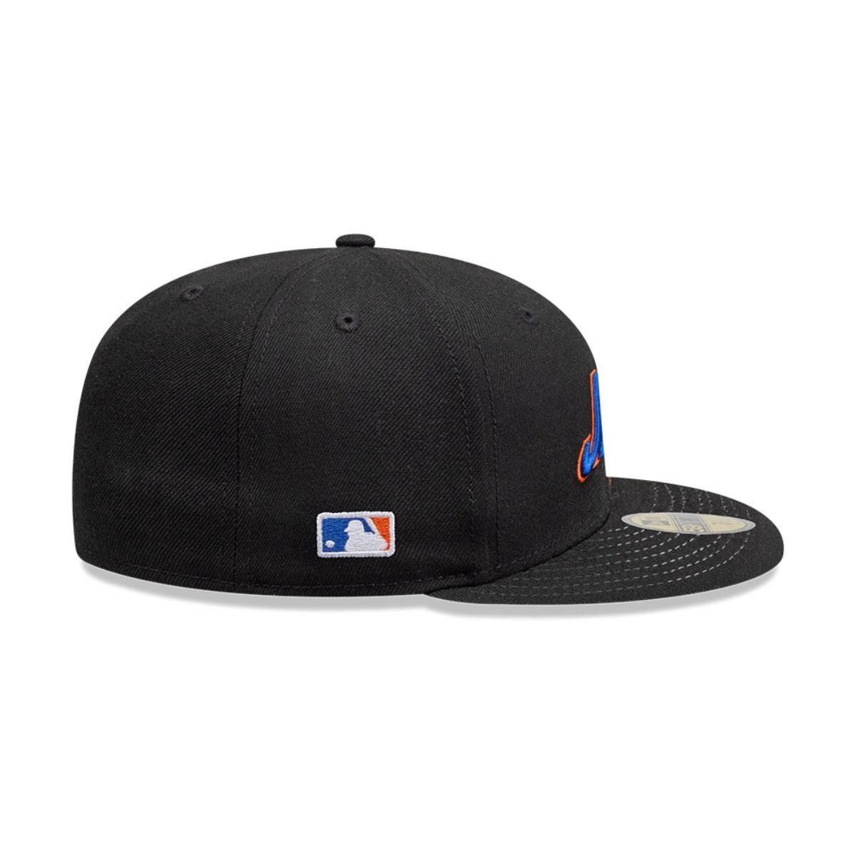 Gorra 59Fifty New York Mets MLB Visor Logo Black - 14391629-3