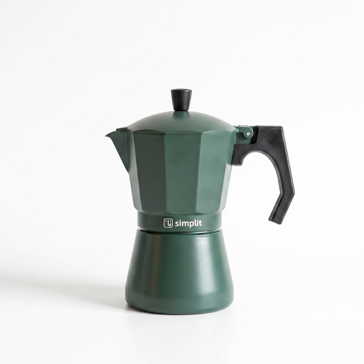Cafetera Italiana Moka 4 Tazas 300ml Simplit-0