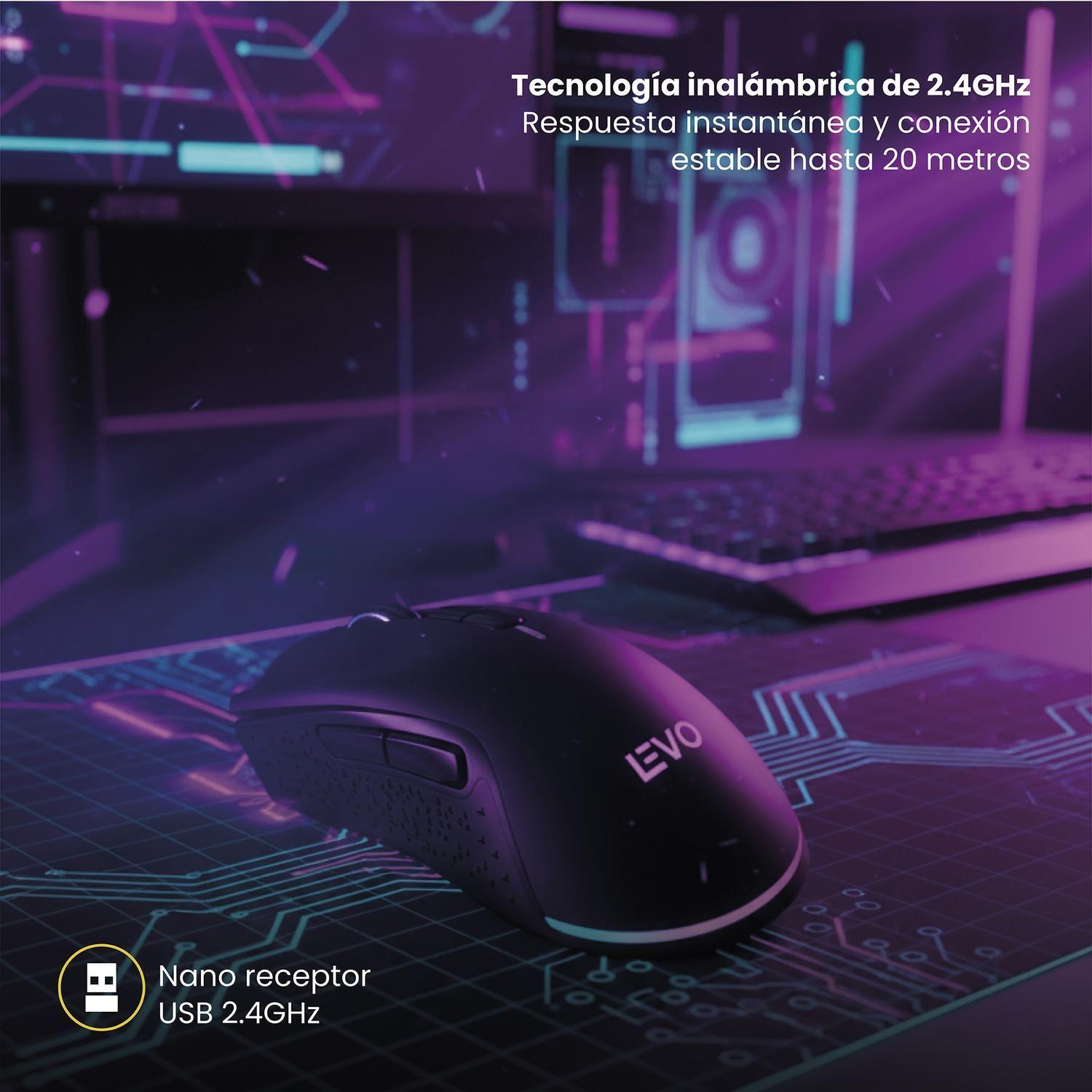 Teclado Gamer NovaBlade + Mouse Inalámbrico NovaStrike LEVO-6