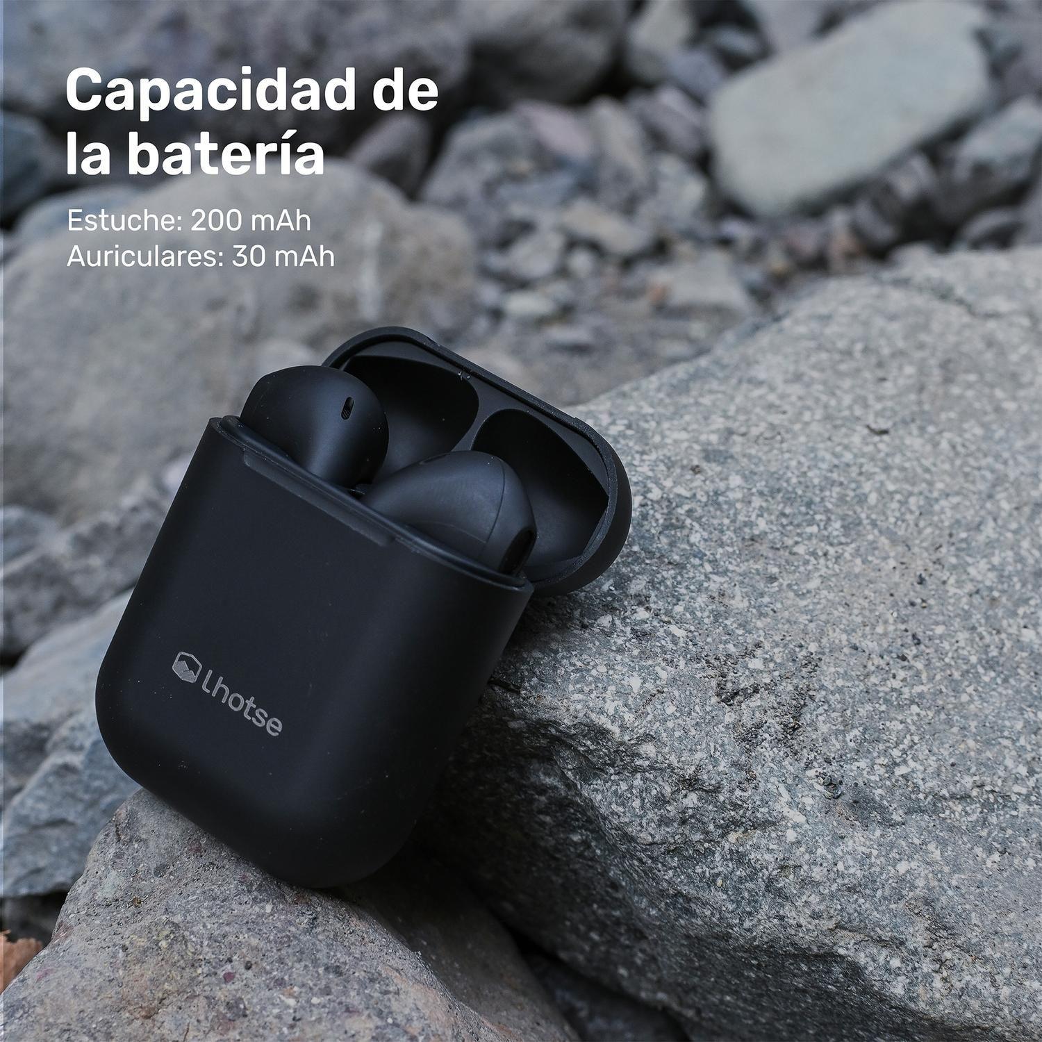 Audífonos Lhotse Bluetooth Inalámbrico Rm12 Negro-4