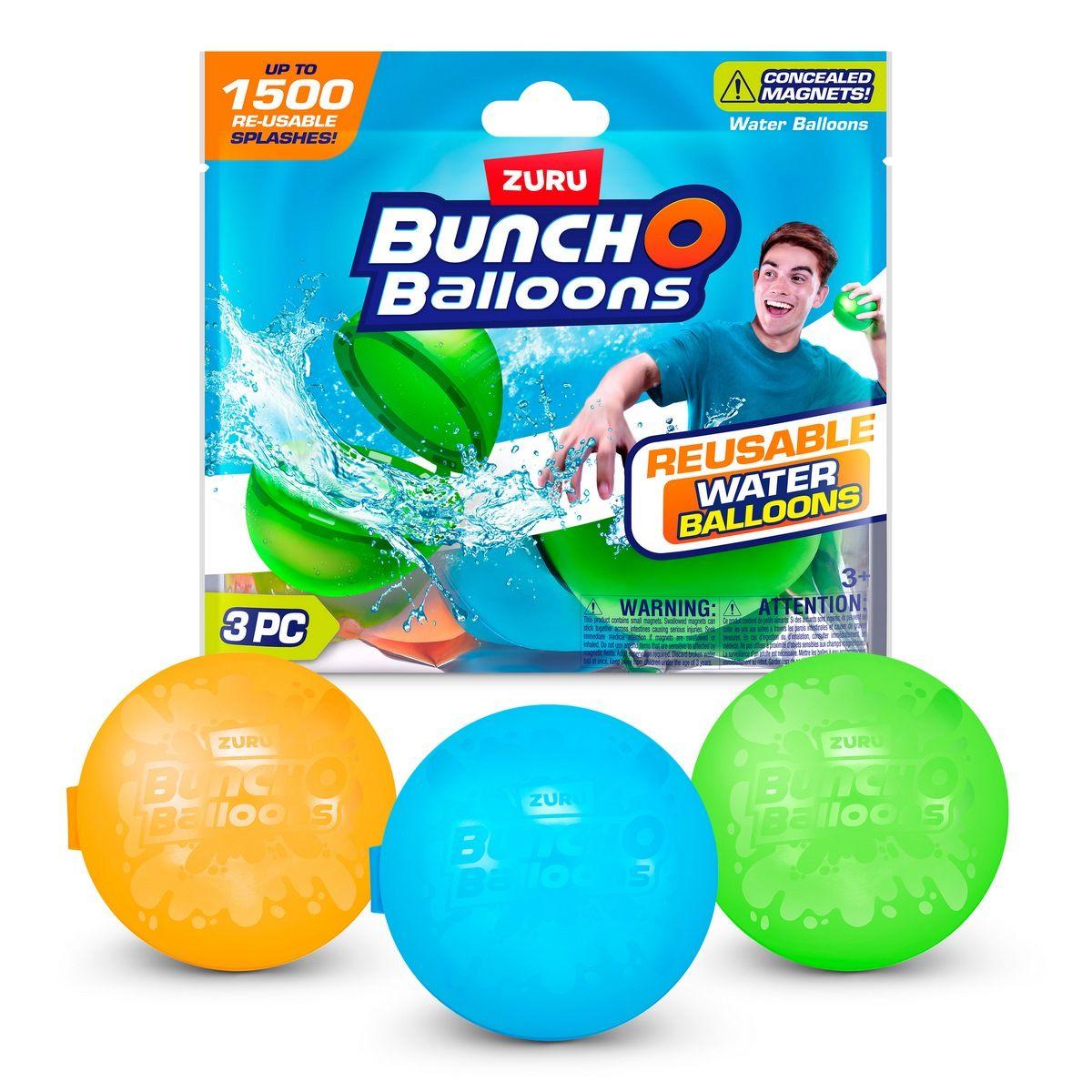 Pack 3 Bombas De Agua Reutilizables Bunch O Ballons-0