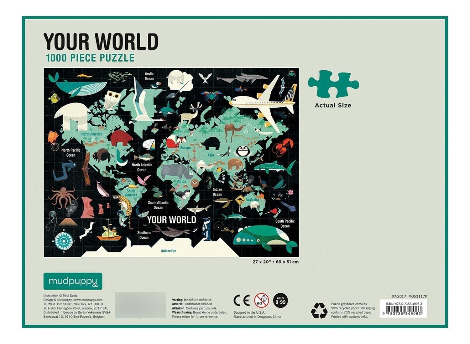 Puzzle 1000Pcs Tu Mundo Mudpuppy-2