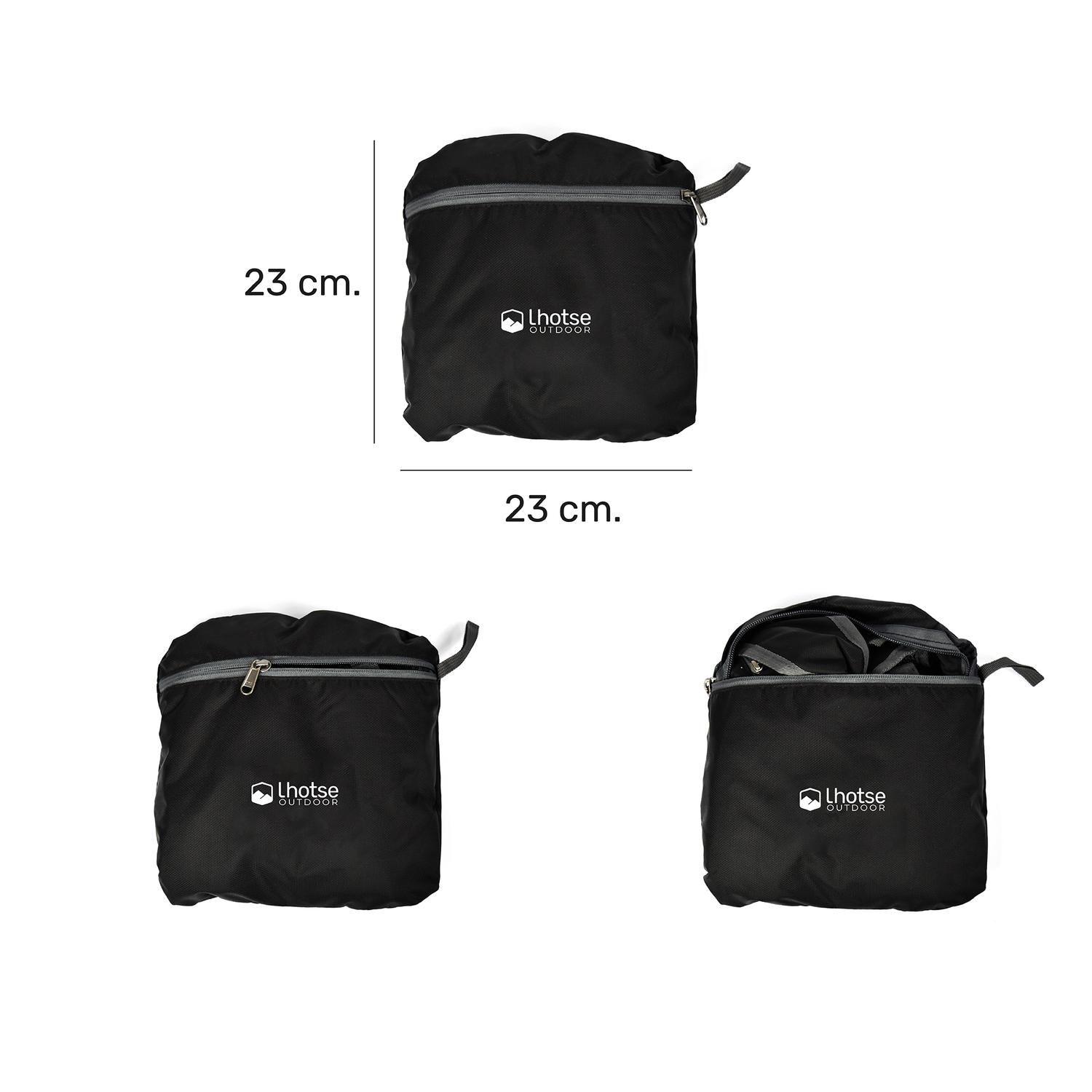 Mochila Outdoor Lhotse Plegable 25Lt Negra-4