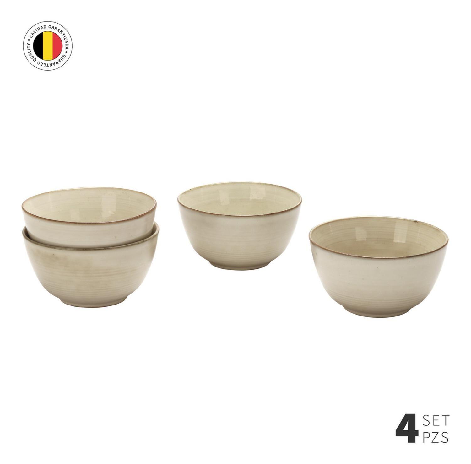 Set 4 Bowls Cerámica 7,5 cm Siena Simplit-2