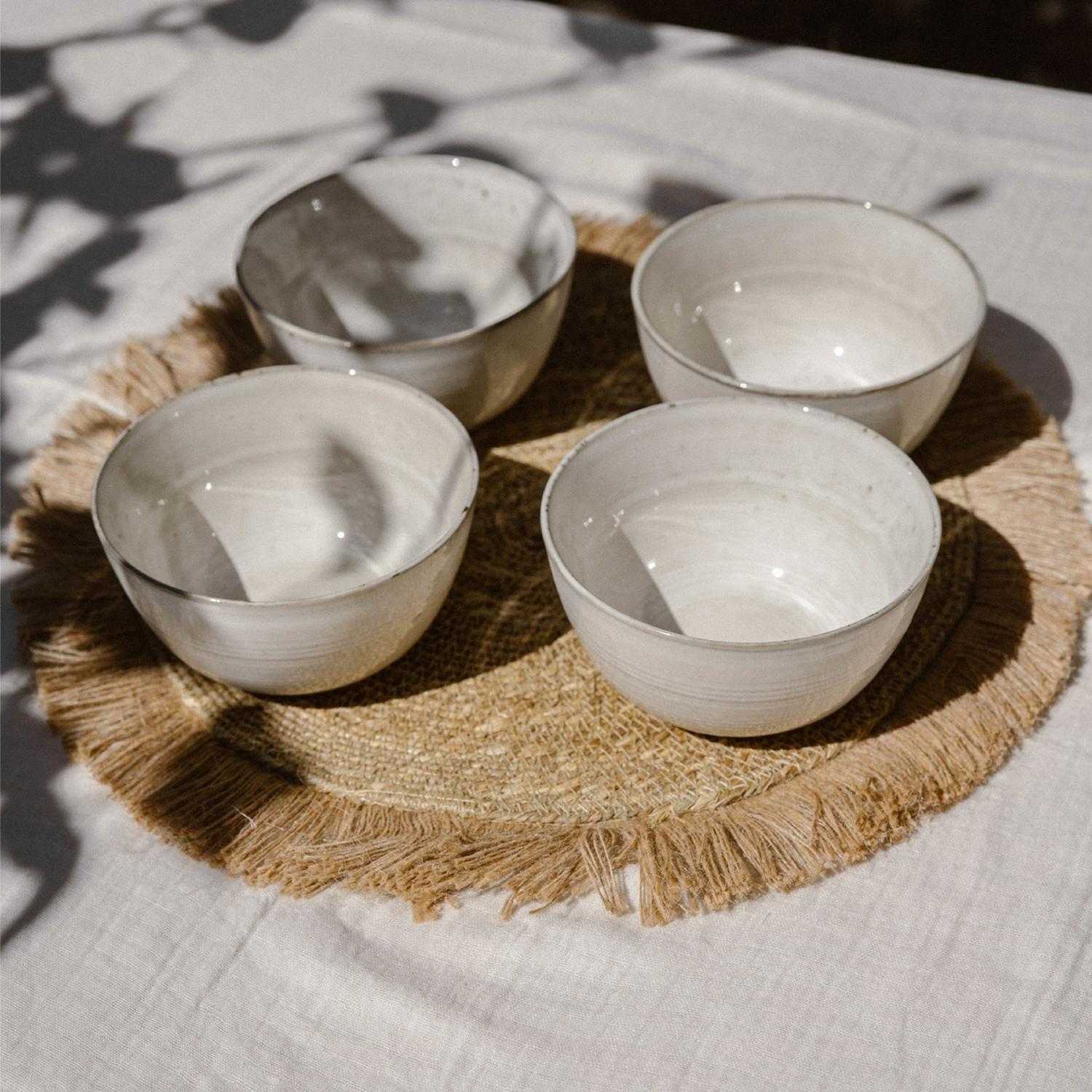 Set 4 Bowls Cerámica 7,5 cm Siena Simplit-5