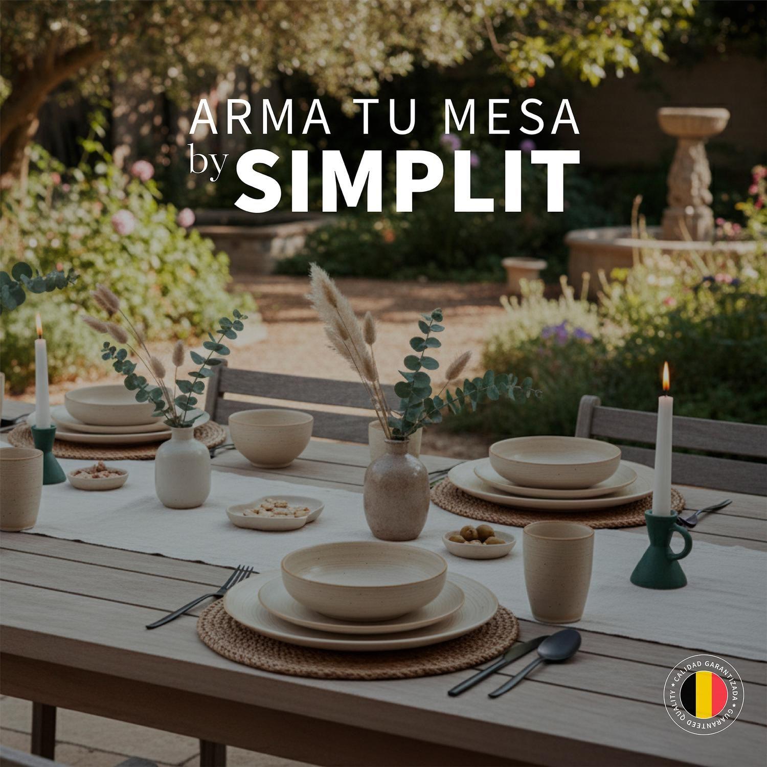 Set 4 Bowls Cerámica 8,5cm Siena Simplit-7