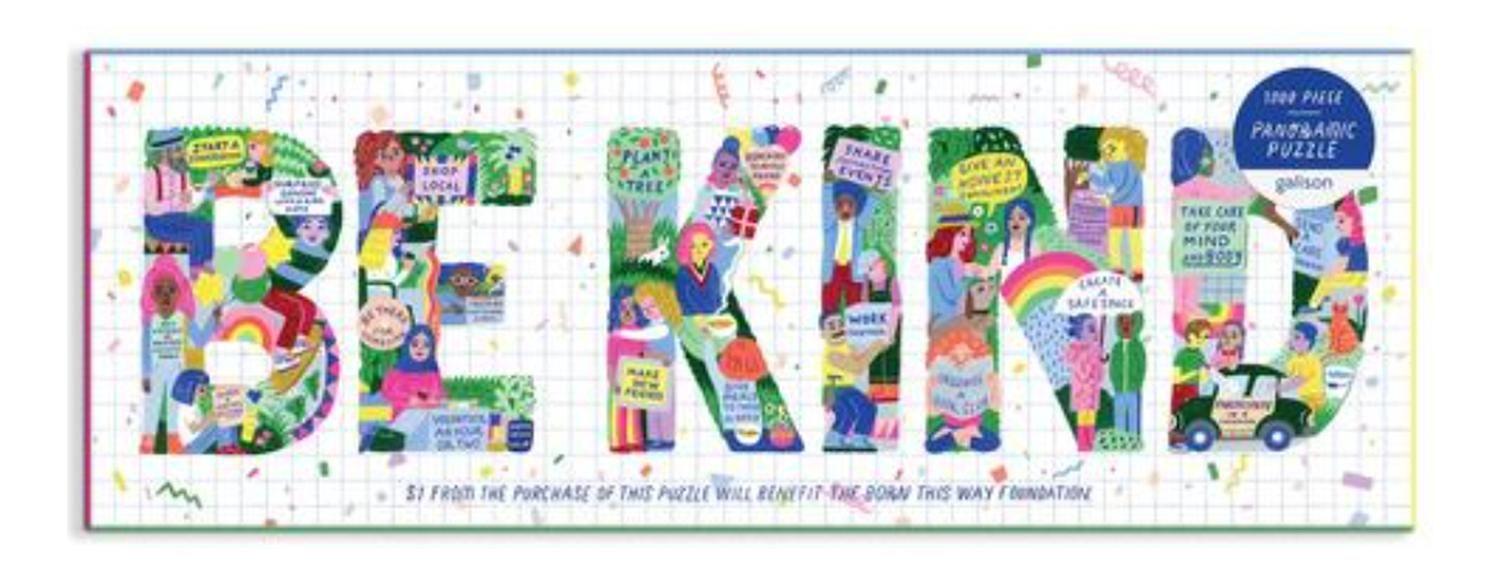 Puzzle 1000 Pcs Be Kind Mudpuppy-3
