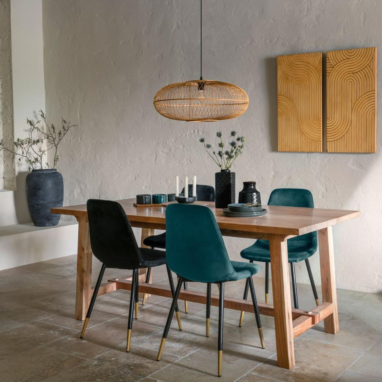 Mesa De Comedor Madera Jiling 180 X 90 X 76 Cm Atmosphera-2