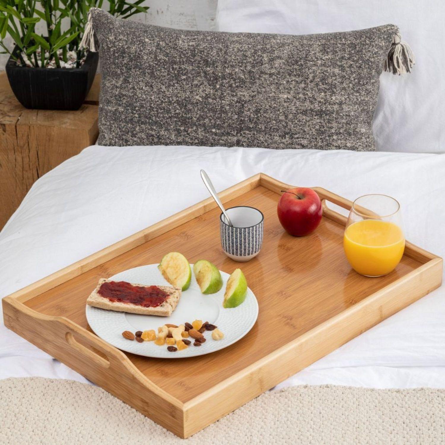 Bandeja Rectangular para Servir de Bambú 44x29 cm 5Five-5