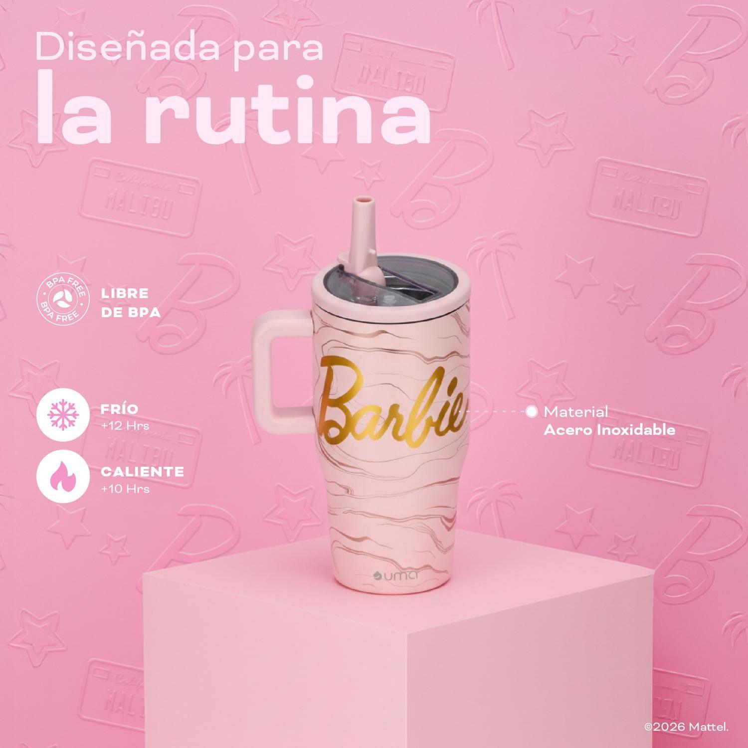 Vaso Térmico Tumbler Mug Barbie Dreams 590ml Acero Inox UMA-3