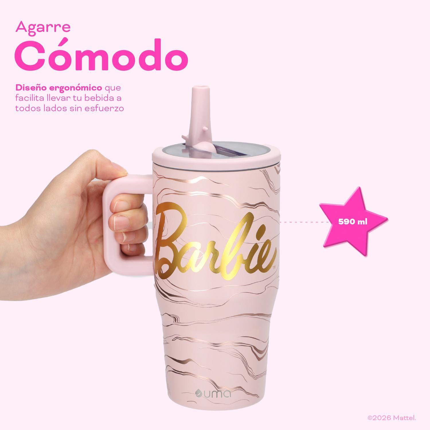 Vaso Térmico Tumbler Mug Barbie Dreams 590ml Acero Inox UMA-4
