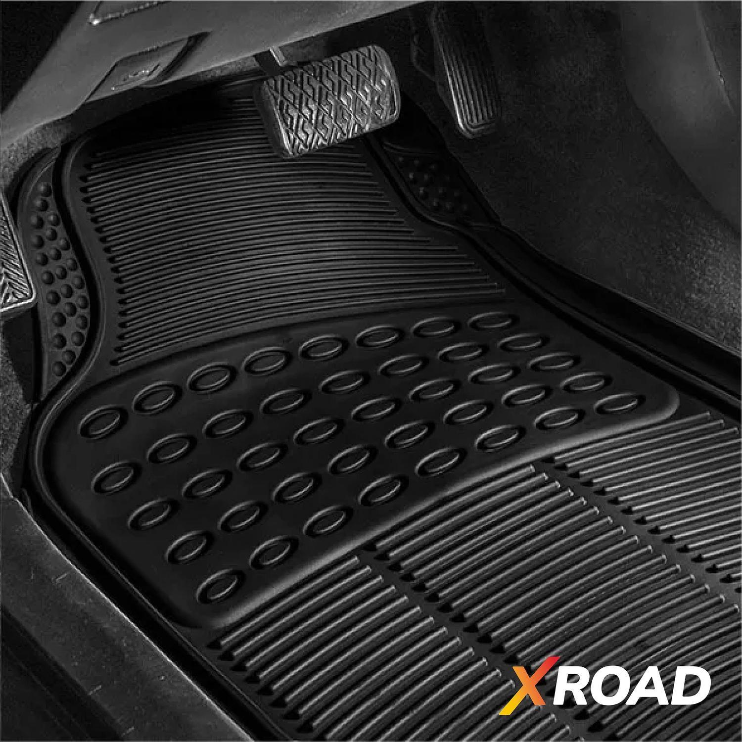Alfombra Piso de Goma para auto Universal 4 piezas Xroad-2