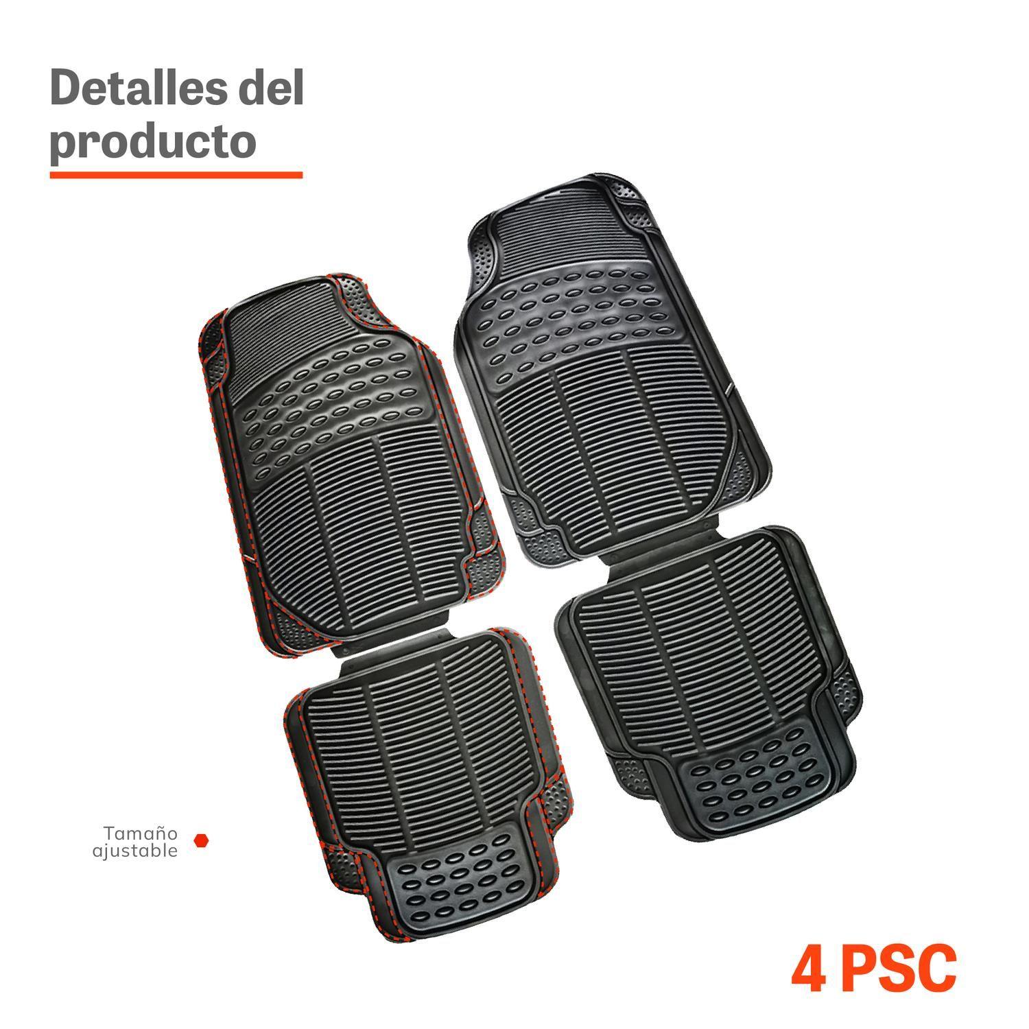 Alfombra Piso de Goma para auto Universal 4 piezas Xroad-3