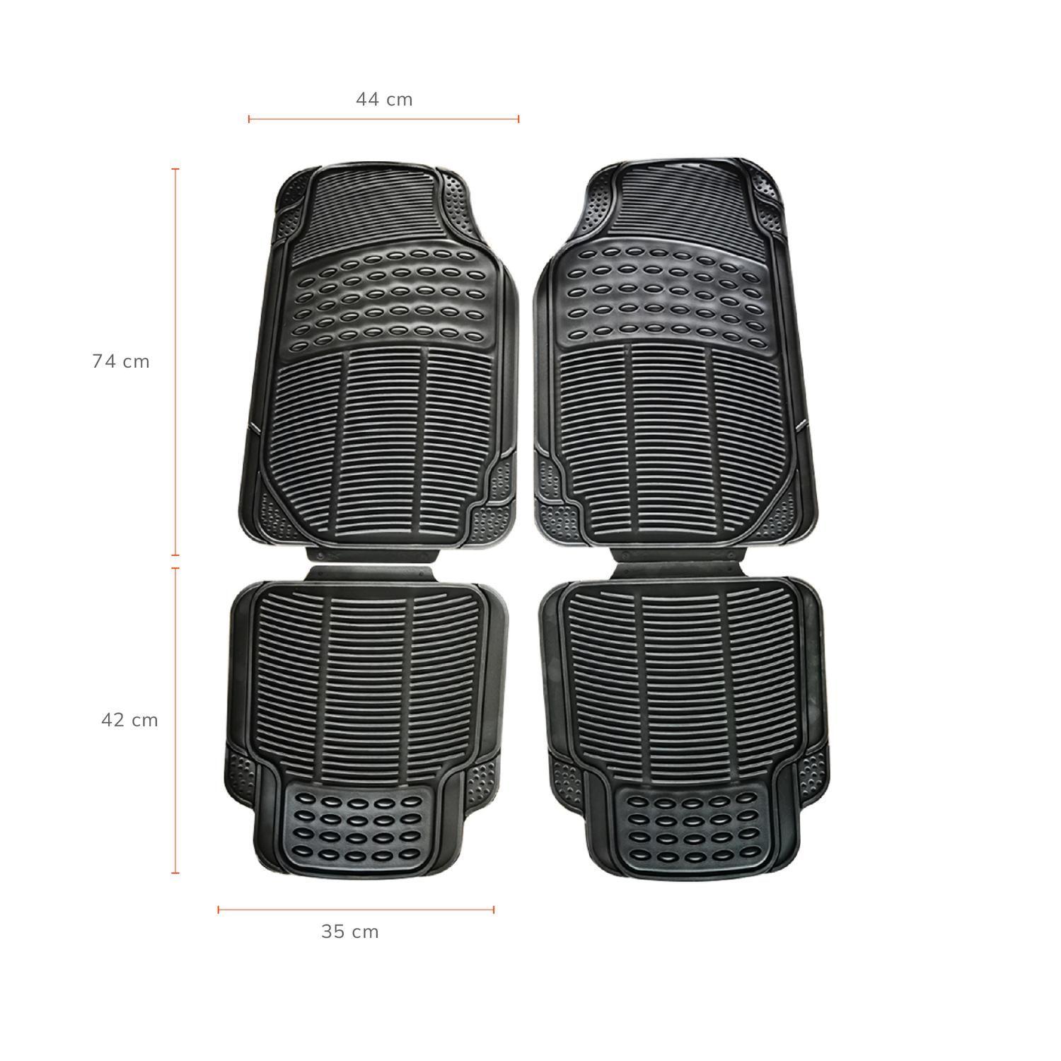 Alfombra Piso de Goma para auto Universal 4 piezas Xroad-5