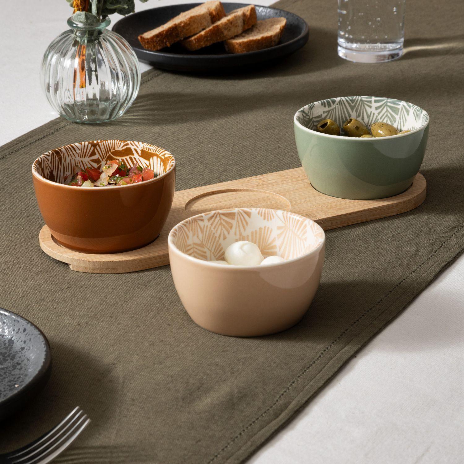 Set de Aperitivo con 3 Posillos y Tabla de Bamboo SecretDeGourmet-5