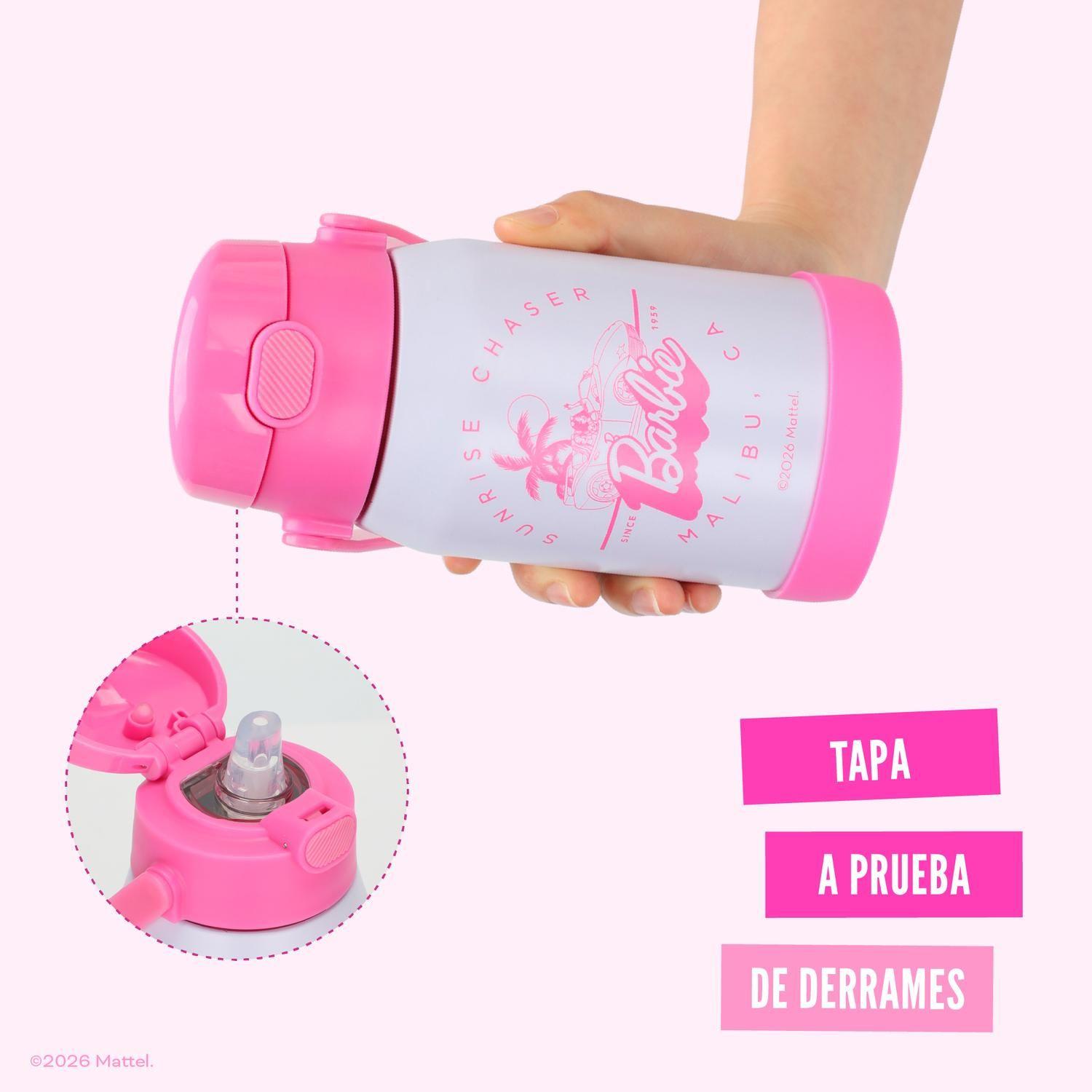 Botella Térmica Niños Barbie Malibu 450ml Acero Inox UMA-2