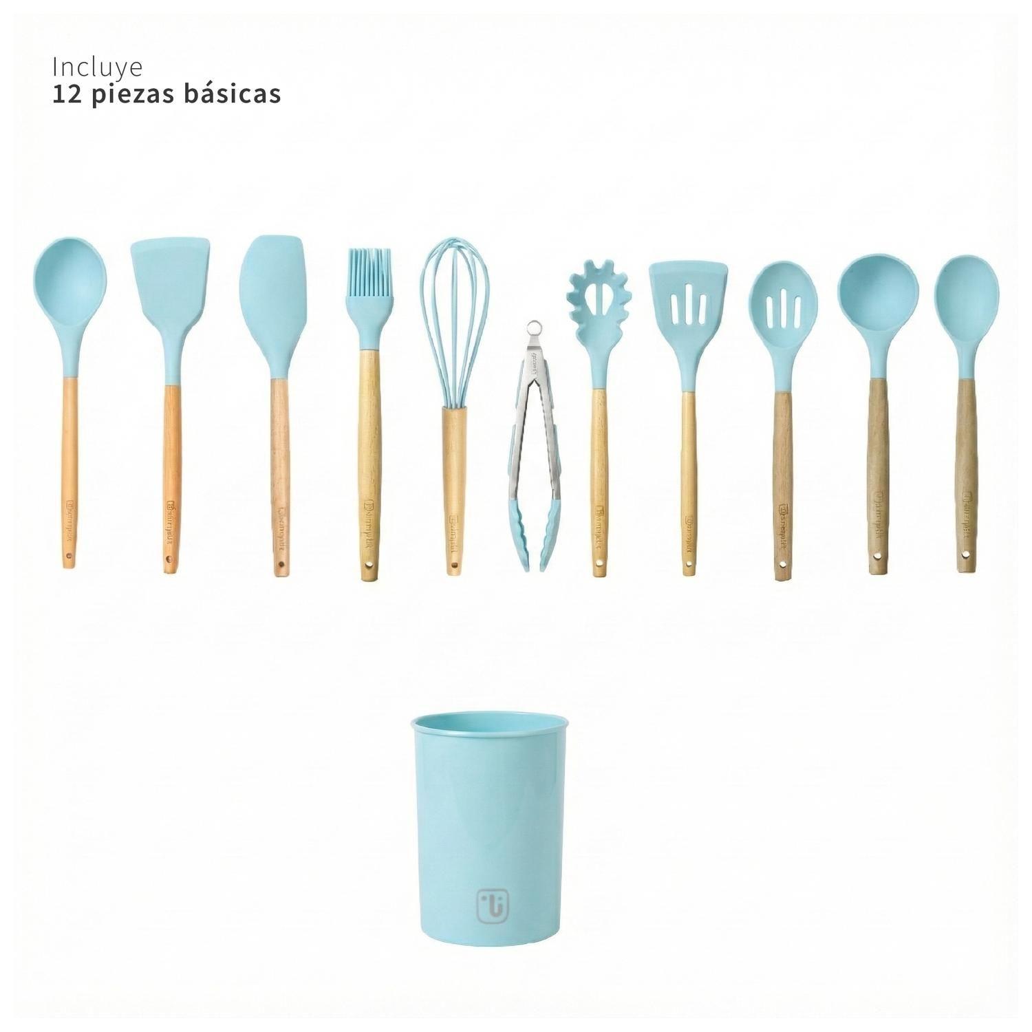 Batería Cocina Oxford + Set 12 Utensilios Calipso Simplit-6