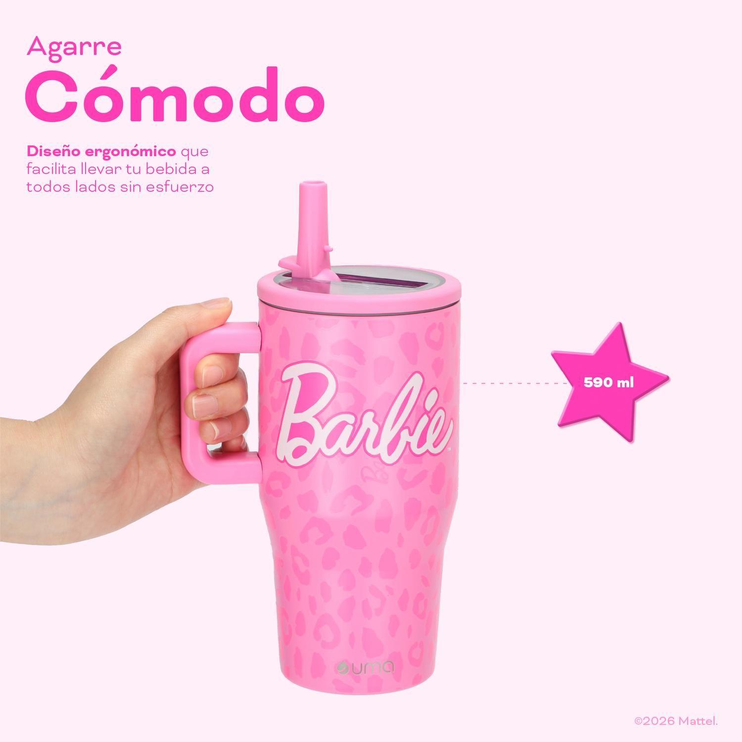 Vaso Térmico Tumbler Mug Barbie Print 590ml Acero Inox UMA-4