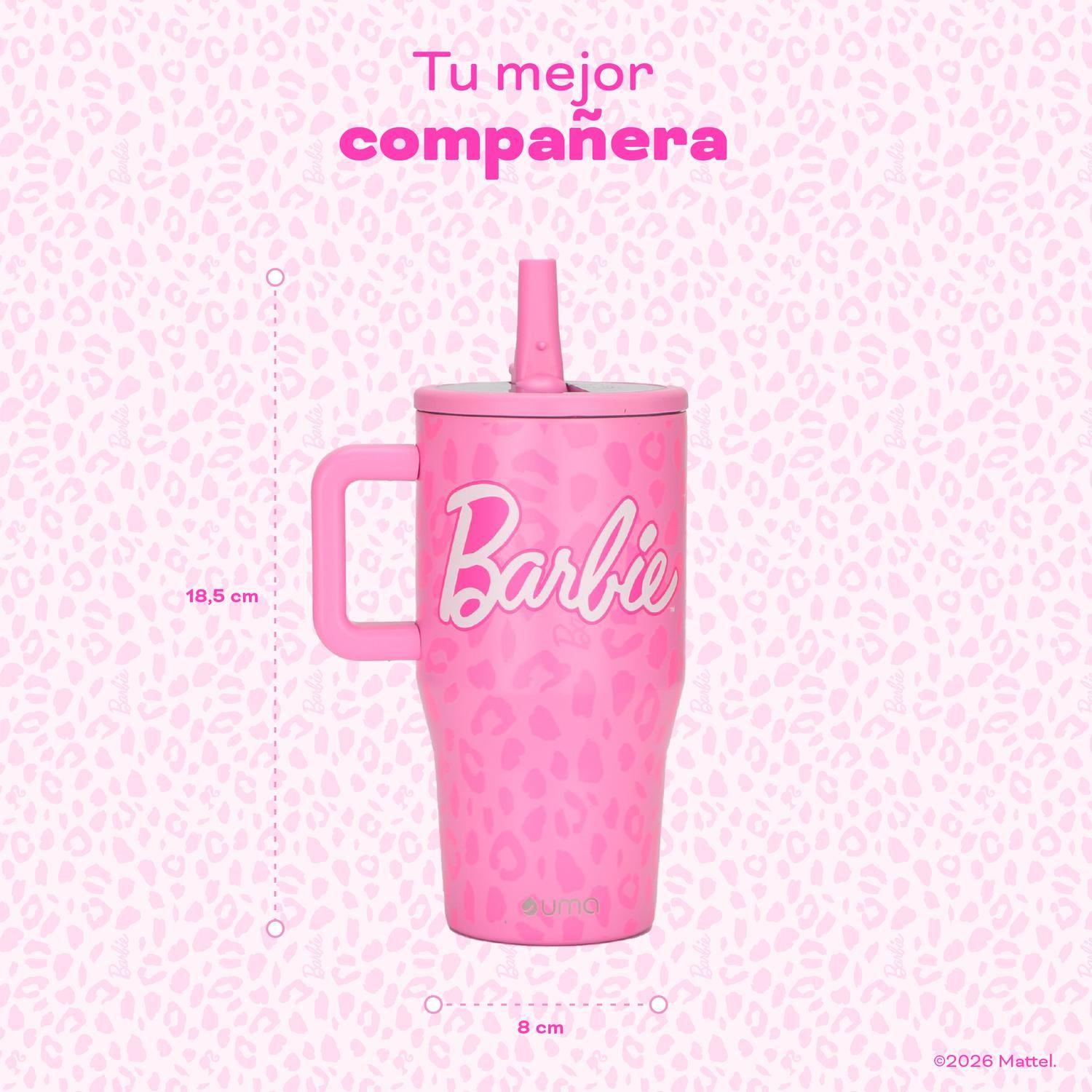 Vaso Térmico Tumbler Mug Barbie Print 590ml Acero Inox UMA-5