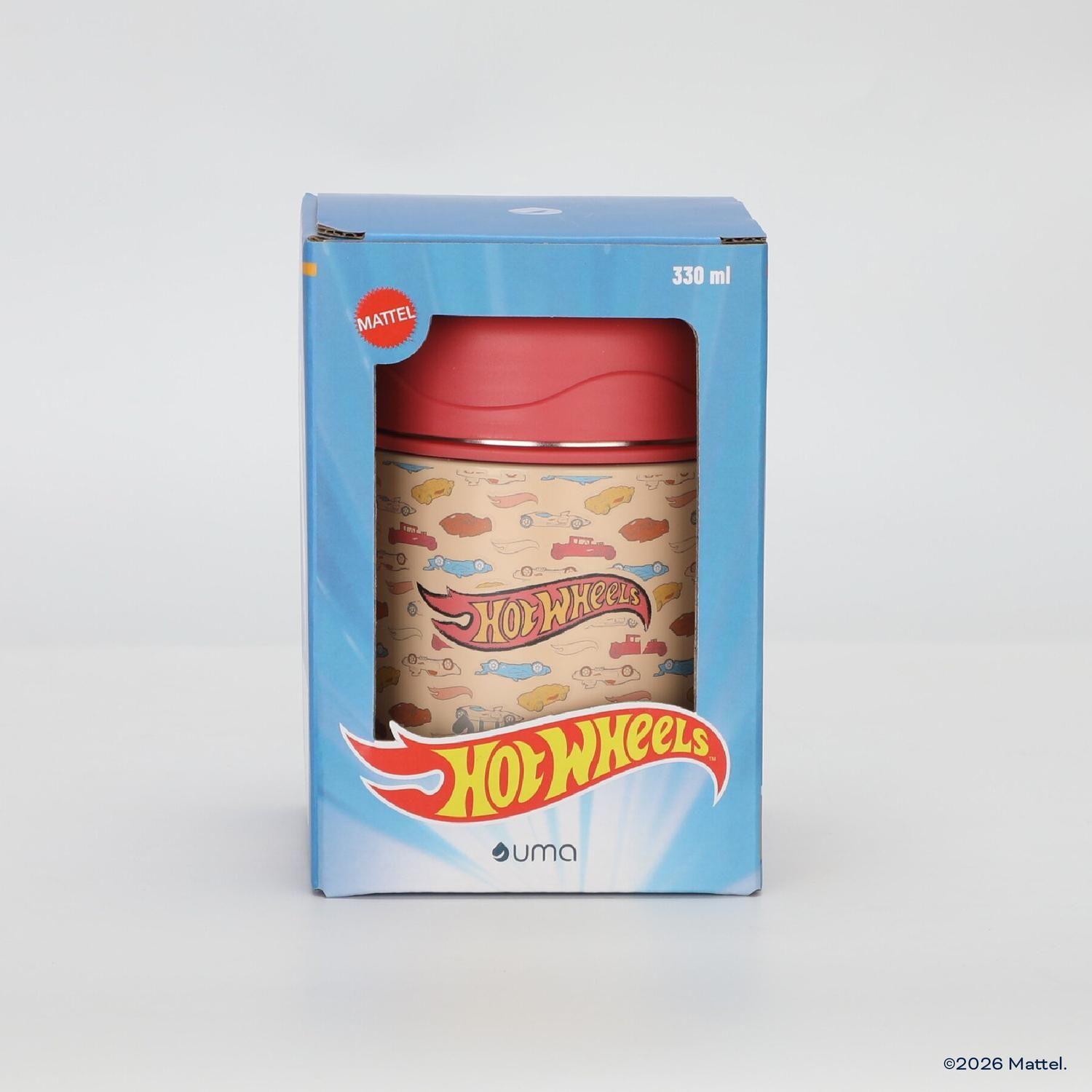 Termo Comida Hot Wheels Class + Cuchara 330ml Acero Inox UMA-7