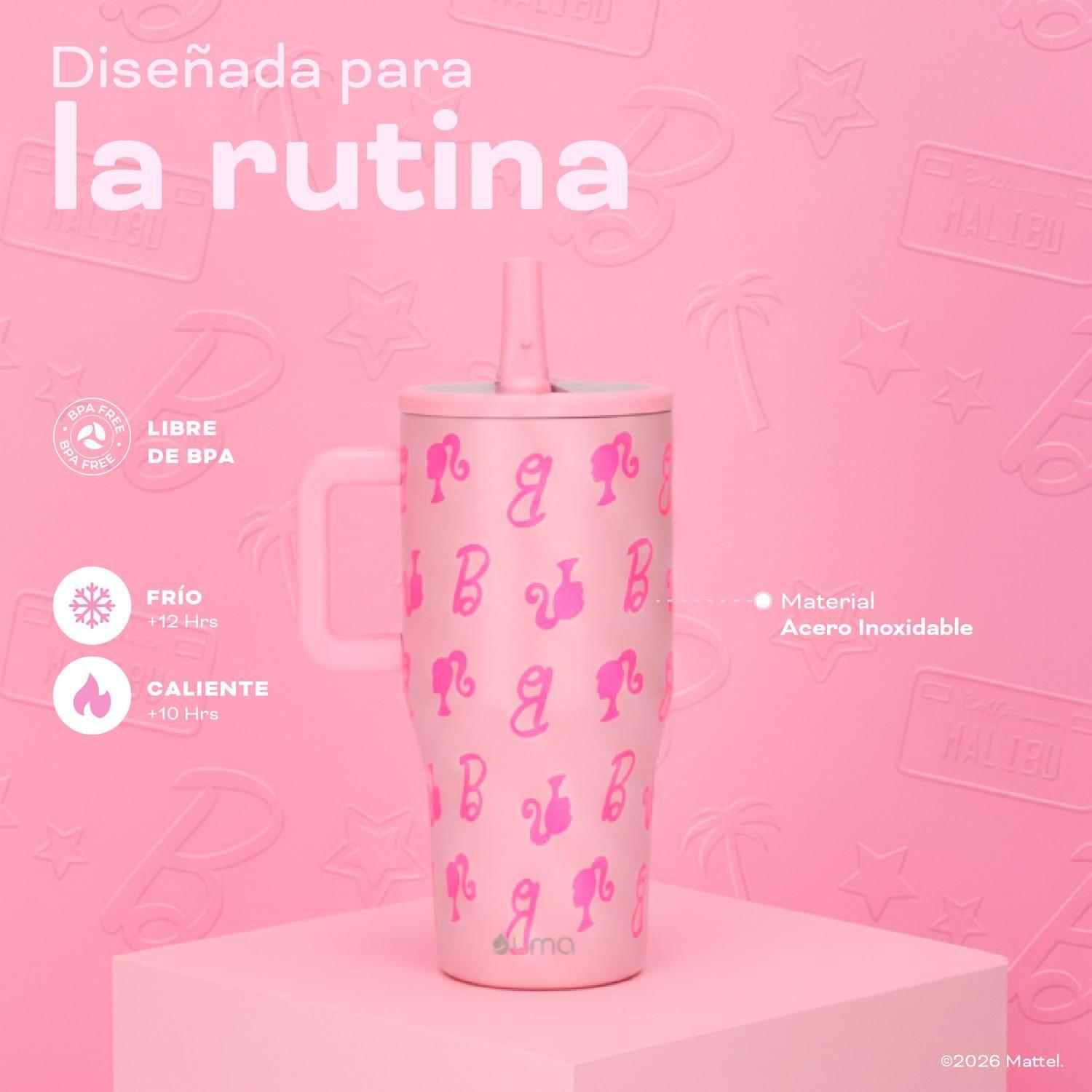 Vaso Térmico Tumbler Mug Barbie Vibes 590ml Acero Inox UMA-3