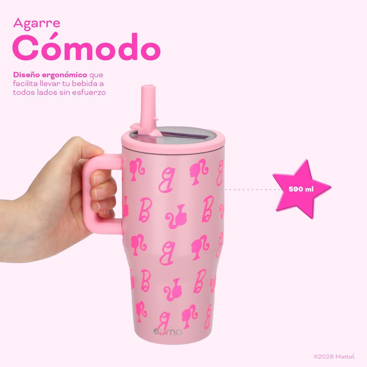 Vaso Térmico Tumbler Mug Barbie Vibes 590ml Acero Inox UMA-4