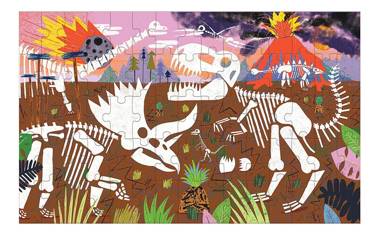Puzzle 75Pcs Lenticular Rugido De Dinosaurio Mudpuppy-4