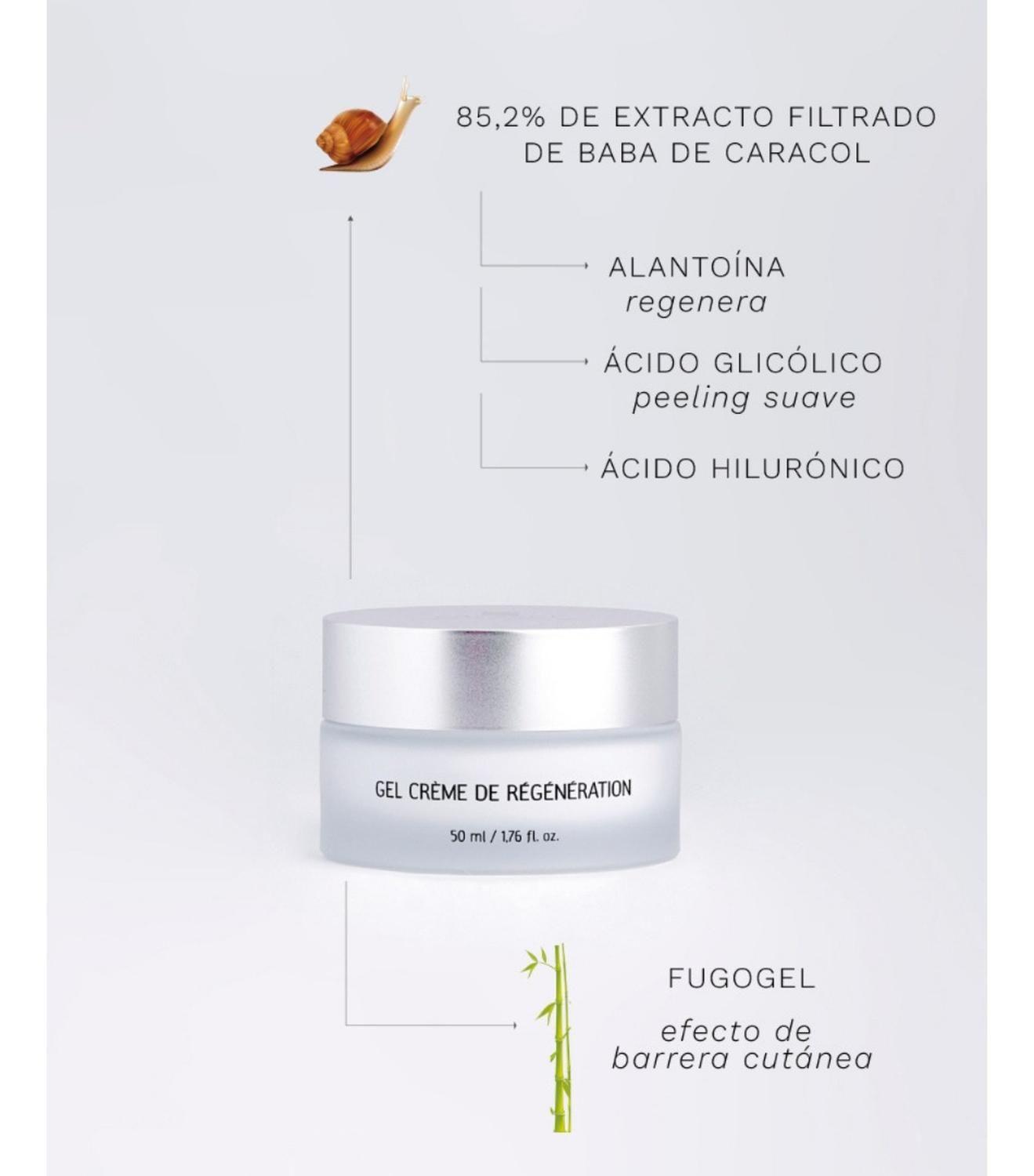 Crema Gel de Regeneración Facial Caracol Natural 50 ml-3