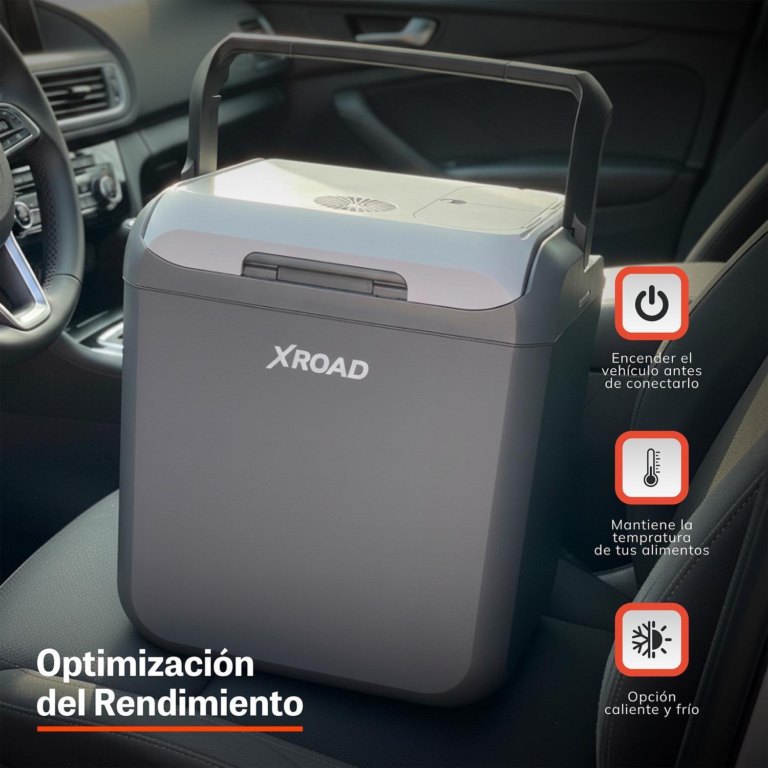 Cooler Eléctrico Portátil 30 Lts Gris 12V XRoad-2