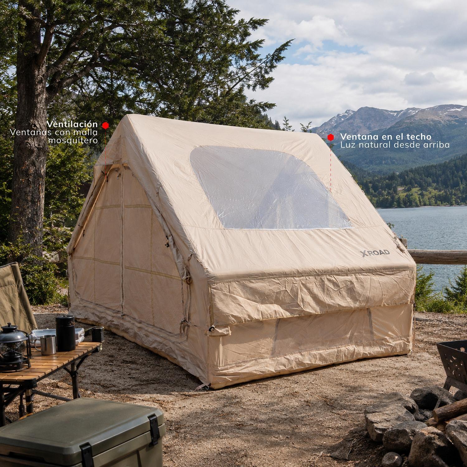 Carpa Inflable 4 Personas 3 Estaciones Impermeable Xroad-4