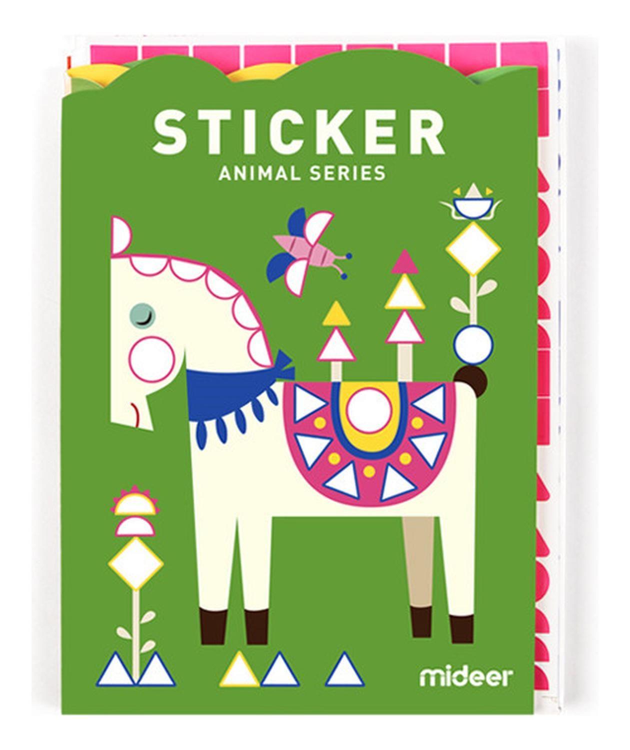 Stickers Geometricos Animales Mideer-0