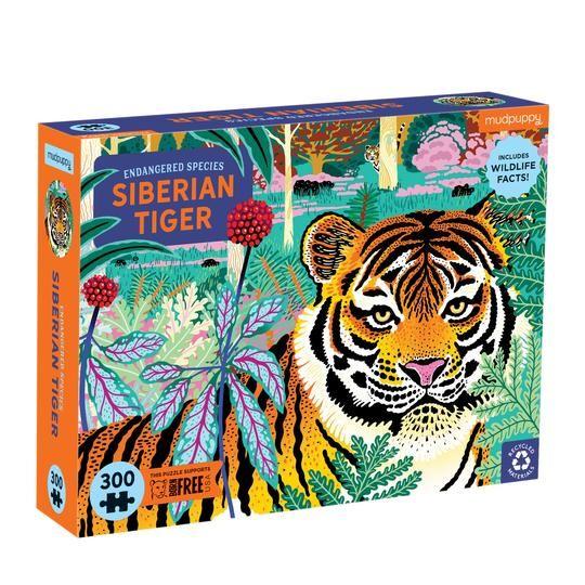 Tigre Siberiano 300 Pcs Peligro De Extincion Mudpuppy-2
