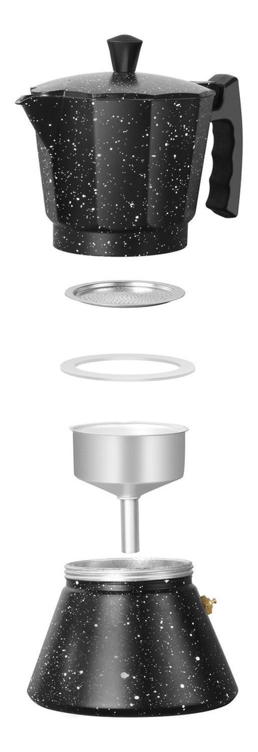 Pack Cafetera Italiana 12 Tz +Espumador 4 en 1 Negro Simplit-7