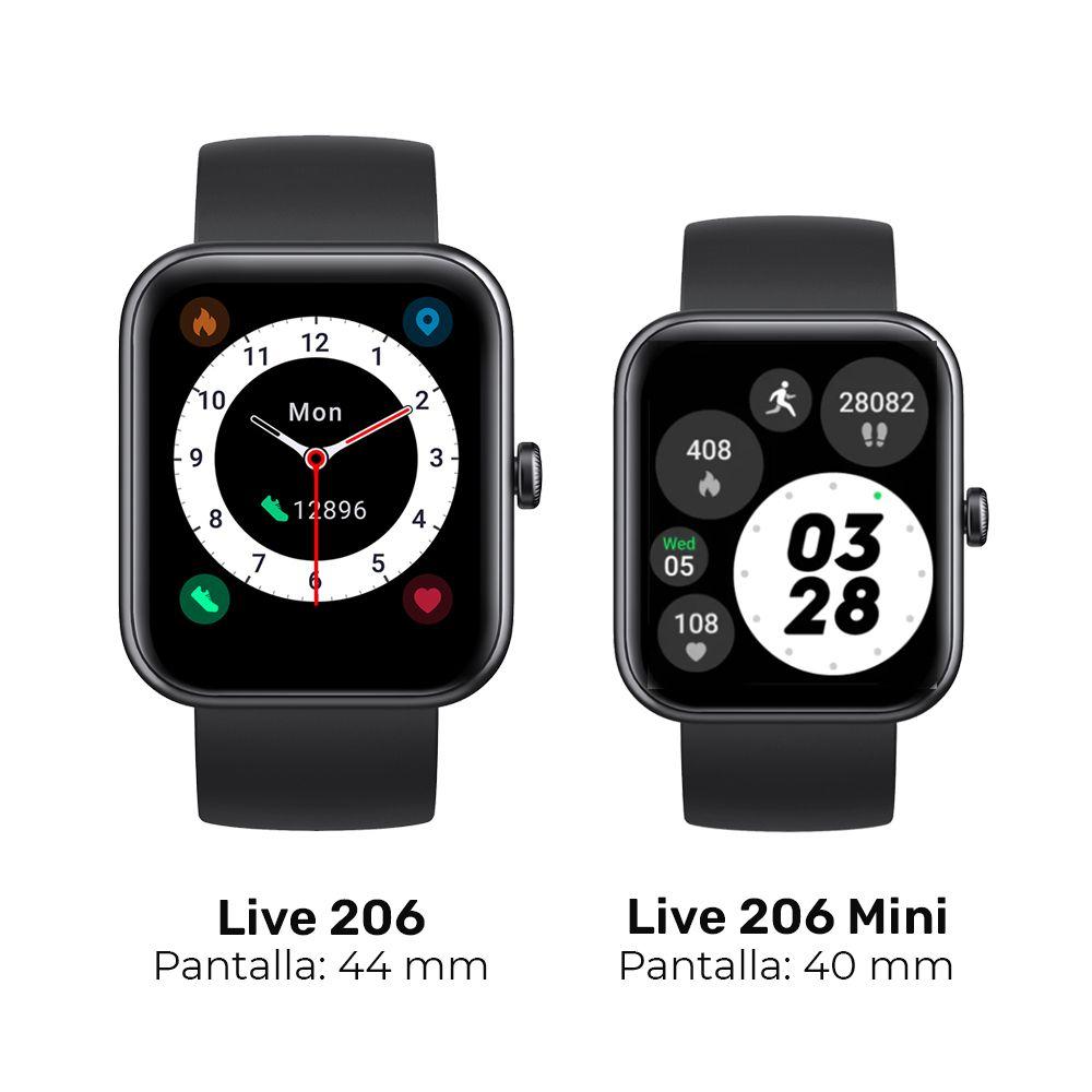 Reloj Smartwatch Lhotse Live 206 Mini Black-4